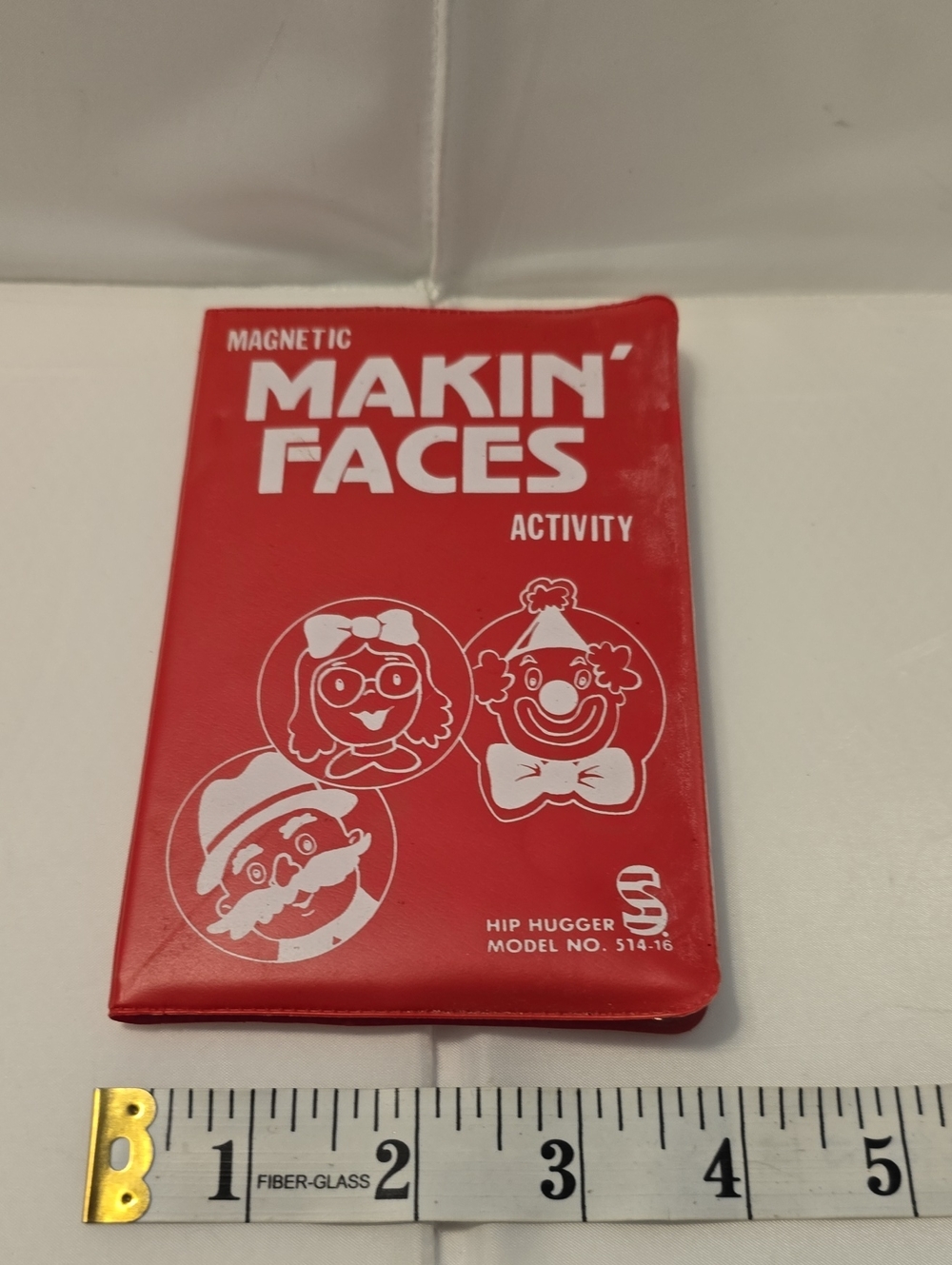 Vintage Hip Huggers Smethport Magnetic Makin' Faces Activity Book Model 514-16